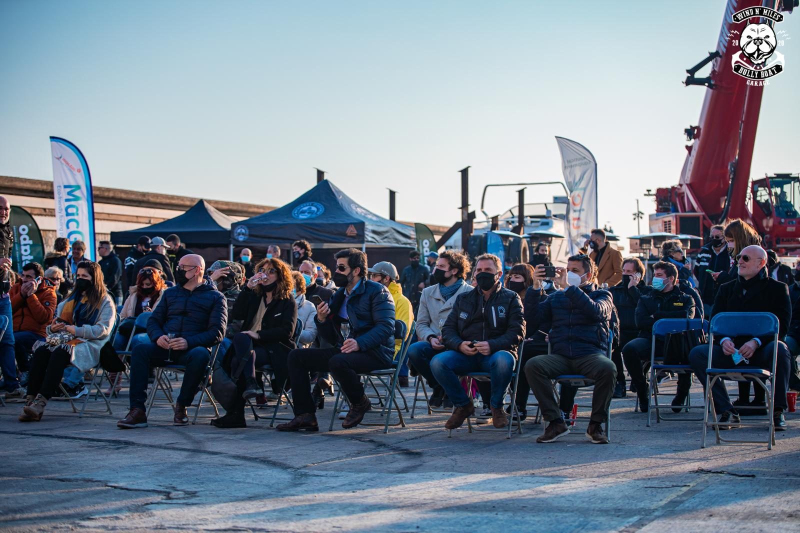 Evento de Wind N' Miles en el puerto